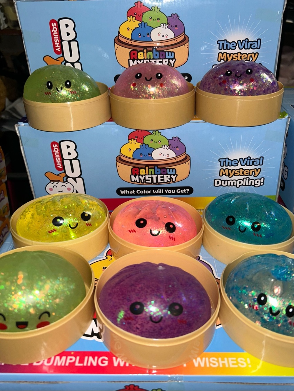 mystery glitter dumpling
